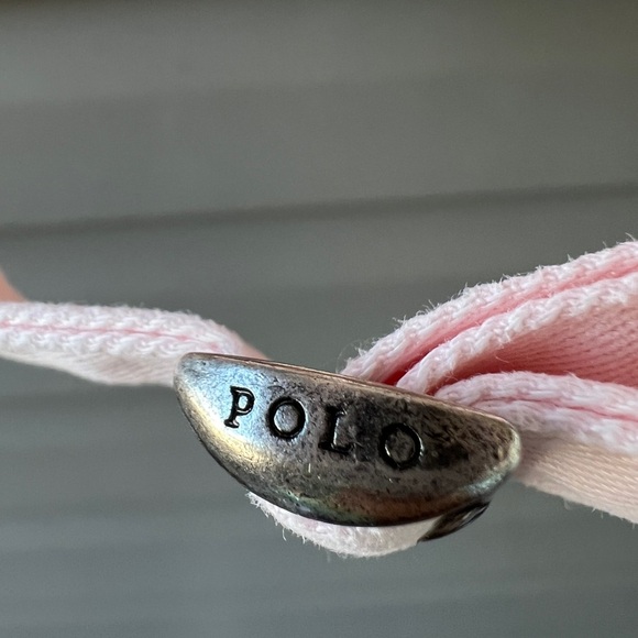 Polo Ralph Lauren PINK / Dark Blue Pony  Unisex Hat - Picture 9 of 9